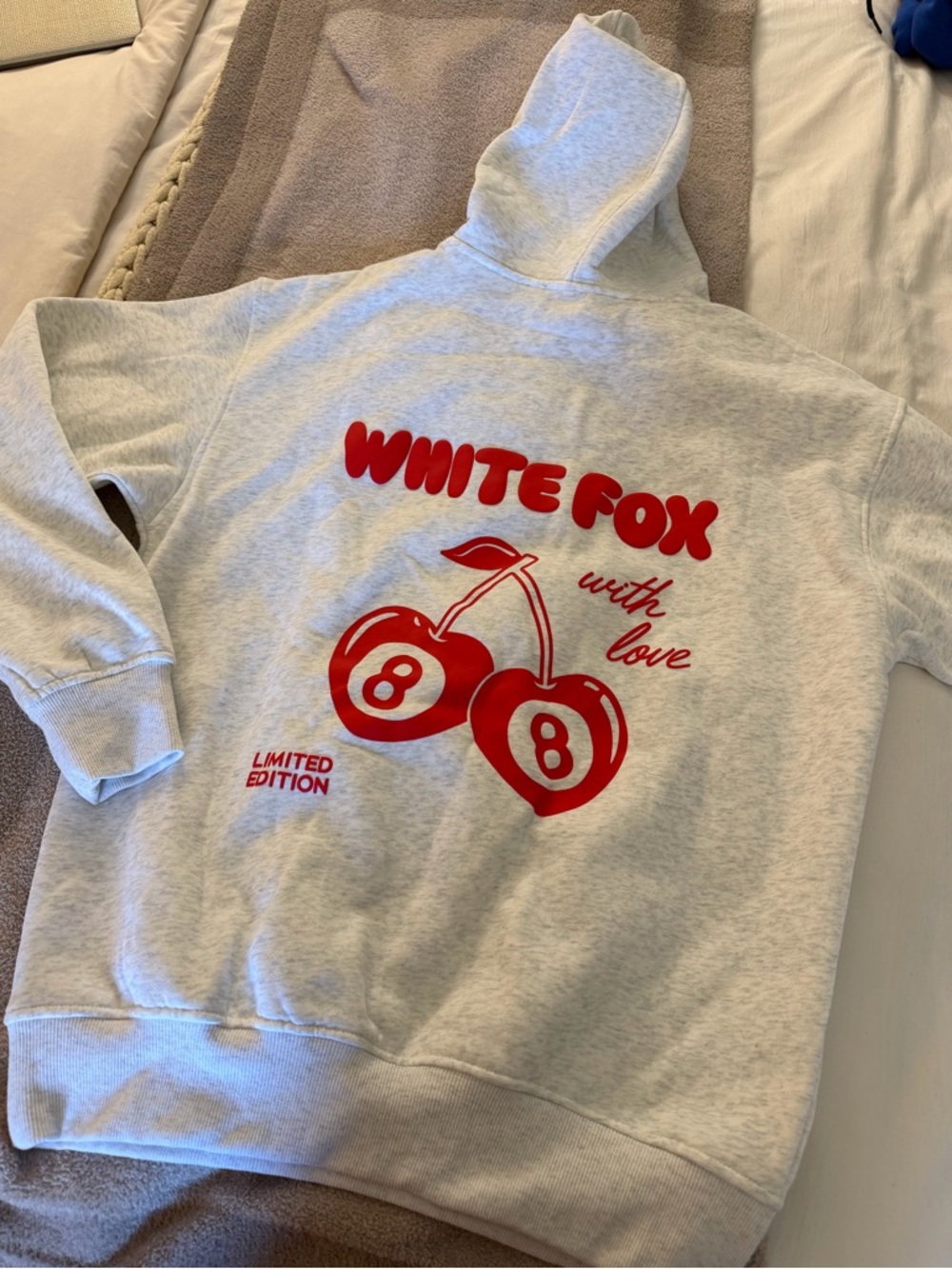 white fox boutique with love in the moment oversized hoodie grey marble